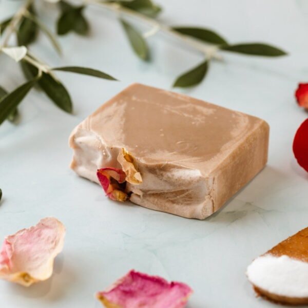 daphnes-rosepowder-handmade-soap-1 ECO ΣΑΠΟΥΝΙ ROSEPOWDER DAPHNE'S 110gr