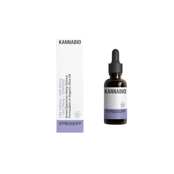 stressoff STRESSOFF CBD+CBG+CBN+Τερπένια (1,750mg/10ml) KANNABIO 10ml