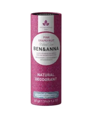 pink deo ECO ΦΥΣΙΚΟ ΑΠΟΣΜΗΤΙΚΟ ΣΩΜΑΤΟΣ GRAPEFRUIT BEN AND ANNA 40gr