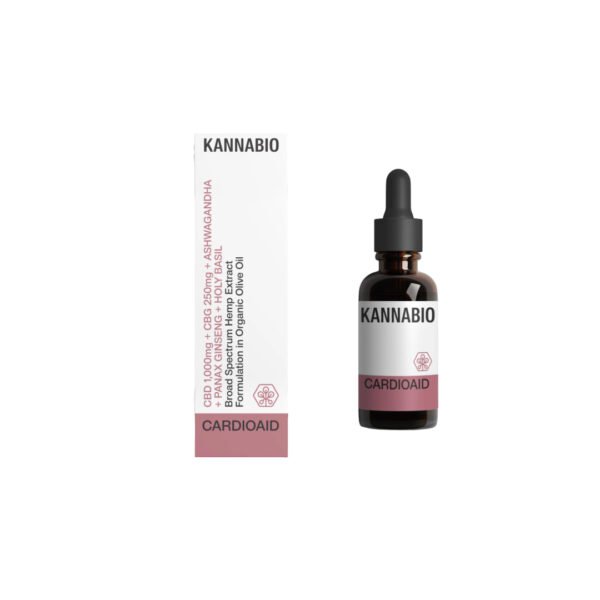 CARDIOAID CBD+CBG+ΠΡΟΣΑΡΜΟΓΟΝΑ ΒΟΤΑΝΑ (1,250mg/10ml) KANNABIO 10ml
