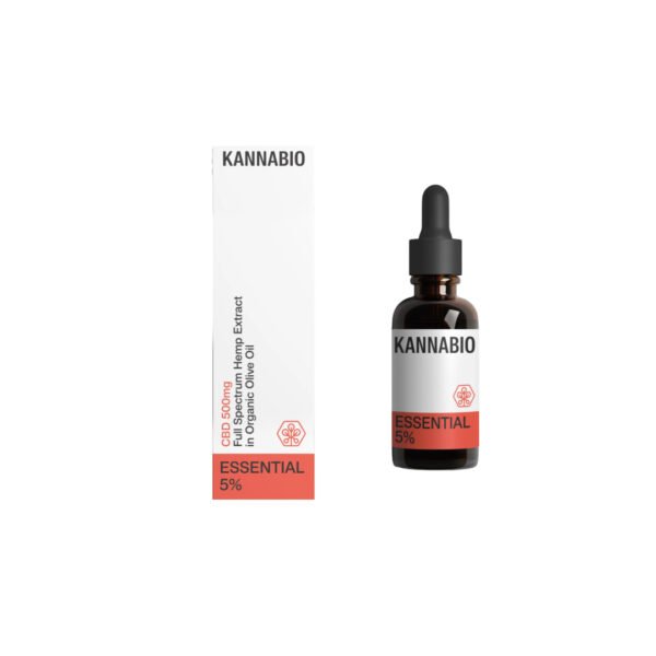 ESSENTIAL 5% CBD (500mg/ 10ml) KANNABIO 10ml