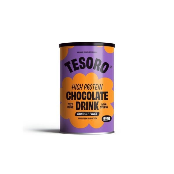 ΠΡΩΤΕΙΝΙΚΟ ΡΟΦΗΜΑ ΣΟΚΟΛΑΤΑΣ BISCUIT TWIST TESORO 640gr