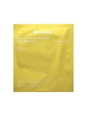 RADIANT VITA NIACINAMIDE REAL DEEP MASK YELLOW BIODANCE