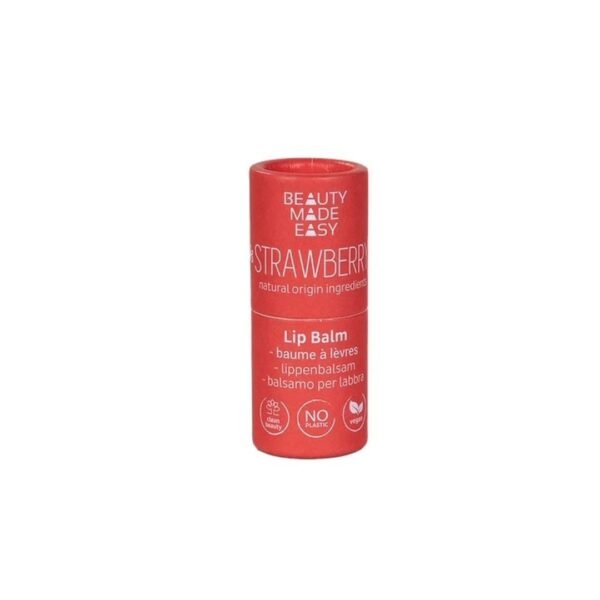 BME LIP BALM STRAWBERRY 2 LIP BALM STRAWBERRY BEAUTY MADE EASY 5.5gr