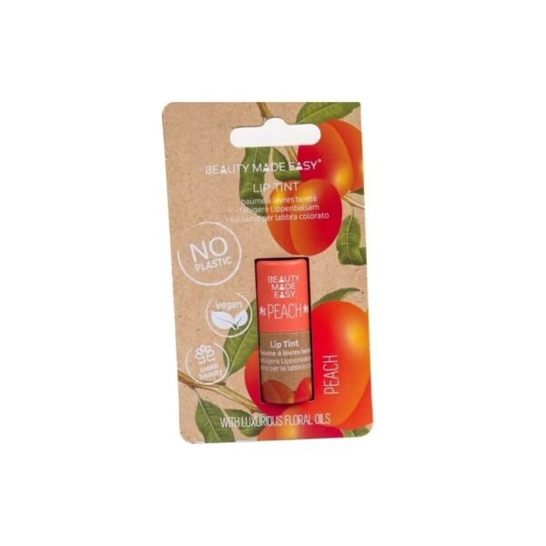 BME LIP BALM TINTED PEACH LIP BALM TINTED PEACH BEAUTY MADE EASY 5.5gr