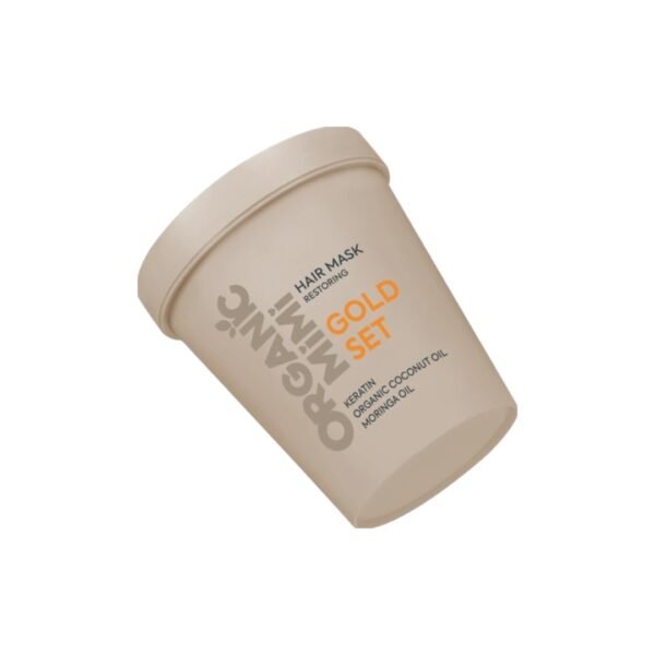 HAIR MASK RESTORING GOLD SET COCONUT & KERATIN ORGANIC MIMI 200ml