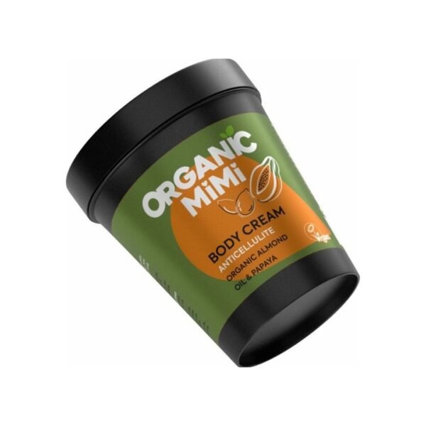 organic mimi body cream almond oil papaya BODY CREAM ANTICELLULITE ALMOND & PAPAYA ORGANIC MIMI 200ml