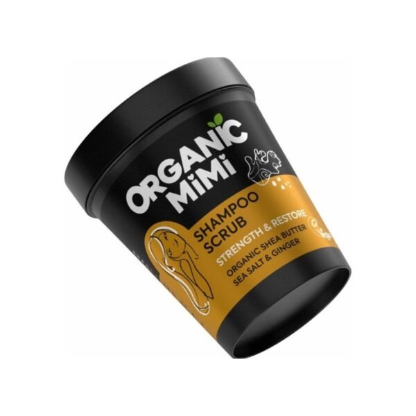 organic mimi shampoo scrub sea salt ginger SHAMPOO SCRUB STRENGTH & RESTORE SEA SALT & GINGER ORGANIC MIMI 280ml