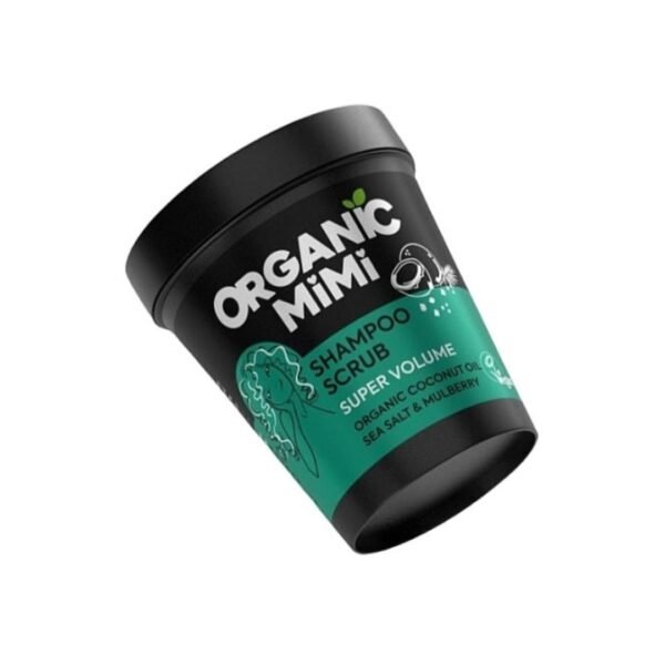 organic mimi shampoo scrub super volume coconut sea salt mulberry SHAMPOO SCRUB SUPER VOLUME SEA SALT & MULBERRY ORGANIC MIMI 280ml