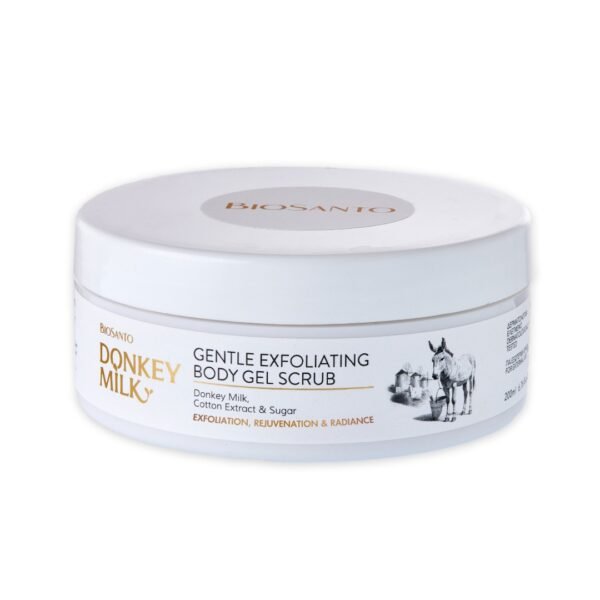 BODY SCRUB ΜΕ ΓΑΛΑ ΓΑΙΔΟΥΡΑΣ BIOSANTO 200ml